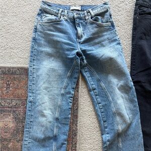 We The Free Light Blue Straight Jeans